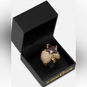 Kingice Ruby Star Ring
